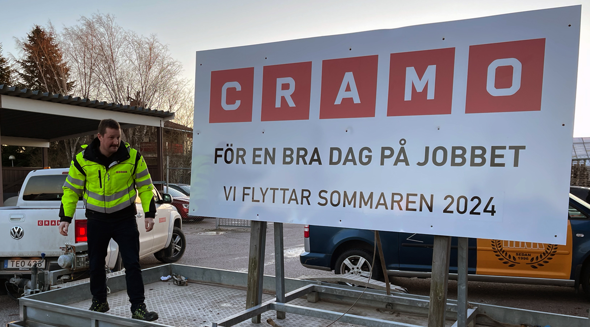 Skylt Cramo