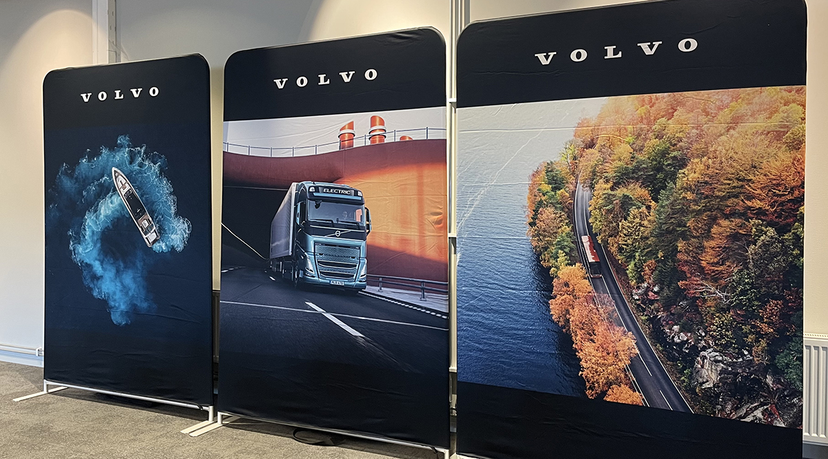 Mässdekor Volvo
